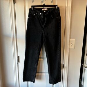 A&F Black Ankle Jeans